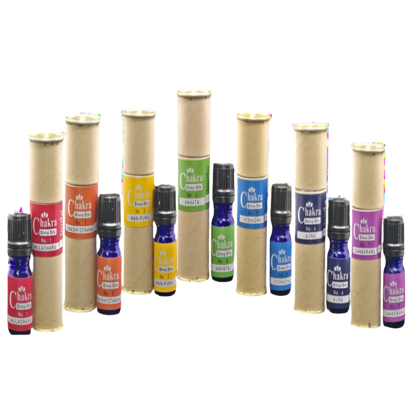 Chakra Komplekts ( 7 x 5 ml)